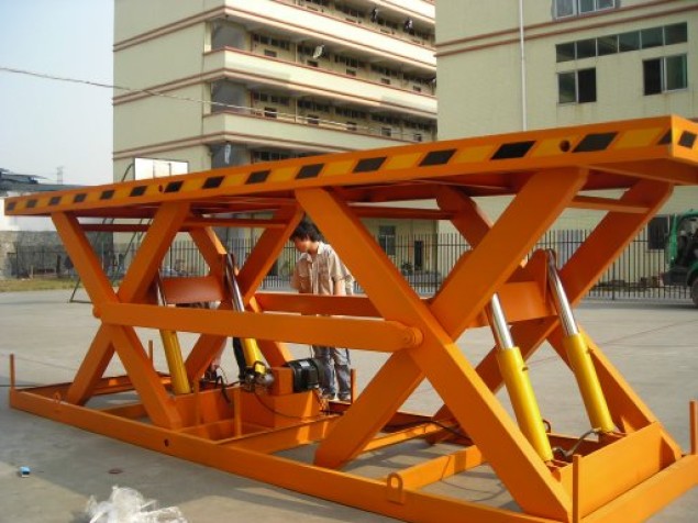 雙排單層剪叉升降臺(tái)