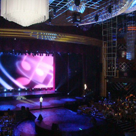 電視臺(tái)綜藝演播廳升降舞臺(tái)案例