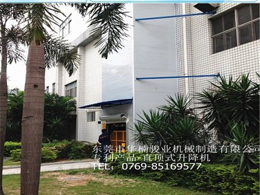 室外直頂式升降機(jī) 籠式升降臺(tái) 專利產(chǎn)品 垂直升降裝置 貨物升降