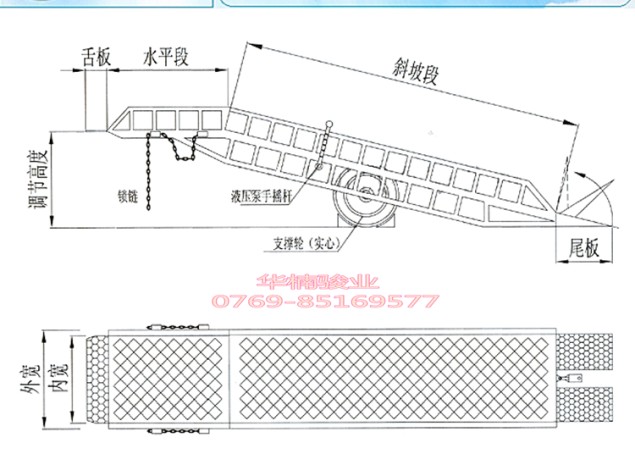 移動(dòng)登車橋 登車橋定做 大載重移動(dòng)登車橋 廠家直銷 東莞登車橋