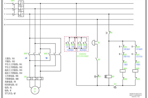 剪叉式液壓升降平臺電路圖是什么樣的？
