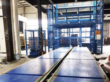 皮帶式輸送線升降機